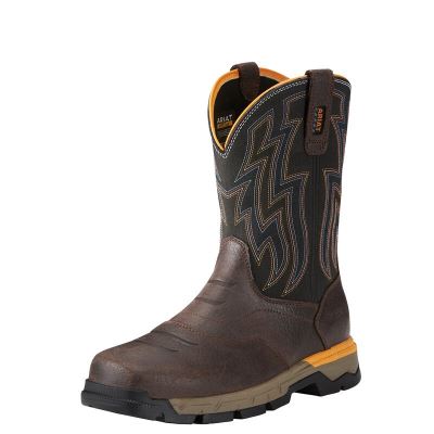 Ariat Rebar Flex Western Çikolata Kahverengi Iş Ayakkabıları Erkek (40964-410)